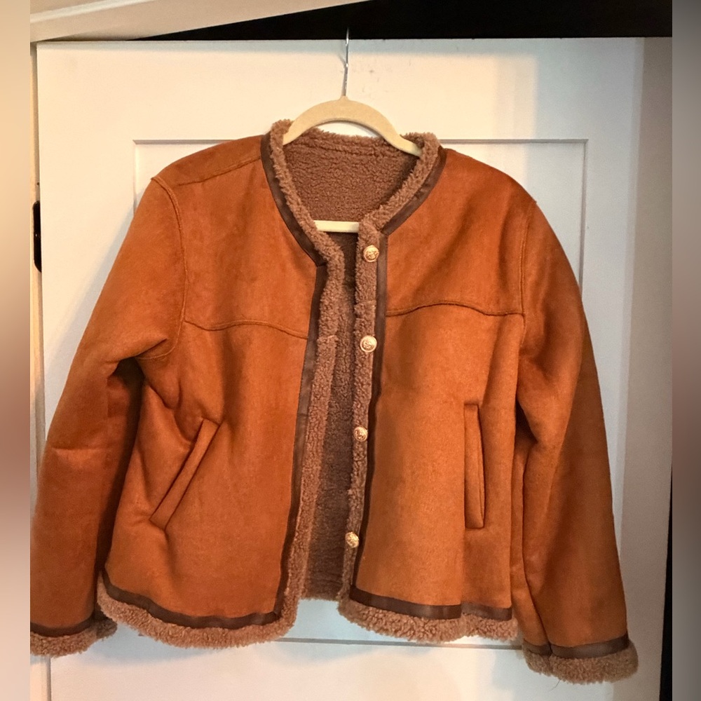 Fleece lined jacket